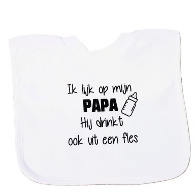 Baby Slabbetje met tekst